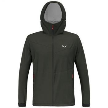 Salewa Chaqueta Puez Aqua 4 Powertex 2.5L con capucha verde oscuro - S