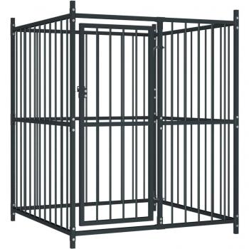 Outdoor Dog Kennel 120x120x150 cm
