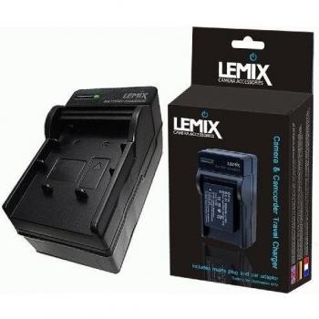 LEMIX (NB2L) cargador de viaje para modelos especificos de las series CANON Powershot, IXUS & Digital IXUS + UK/EU/USA y adaptadores para el coche.