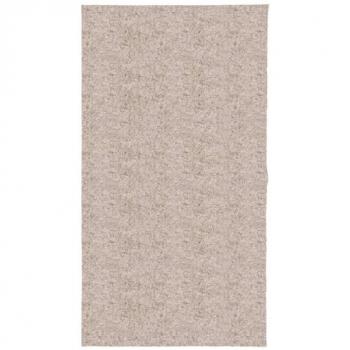 Alfombra peluda de pelo largo moderna PAMPLONA 80x150 cm color antracita, beige y crema, ideal para sala de estar, dormitorio y salón
