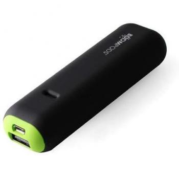 Boompods Banco de energía de tamaño de Bolsillo, batería Potente de 2500 mAh, indicador de Potencia