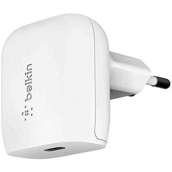 Belkin cargador de pared usbc de 20 w boost charge cable usbc a lightning cargador rapido para iphone ipad pixel huawei y dispositivos de samsung entre otros