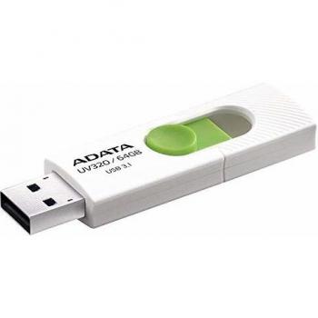 ADATA UV320 64GB USB 3.2 Gen 1 (3.1 Gen 1) Flash Drive Blanco/Verde