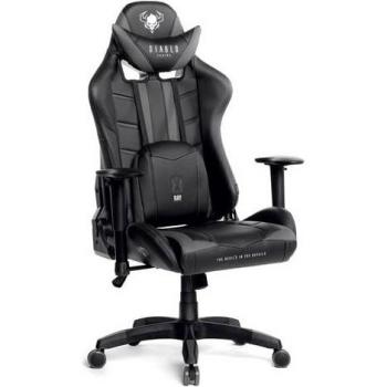 Silla Gaming Diablo X-Ray King Size XL Negra-Gris con Diseño Ergonómico y Reposabrazos 4D