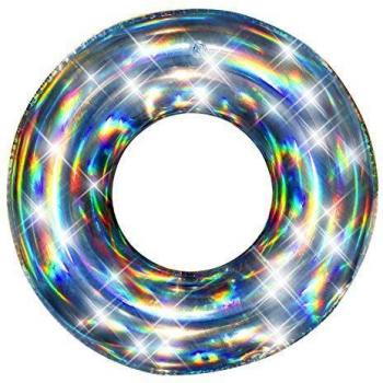 Flotador Hinchable Iridiscente Bestway 107 cm para Playa y Piscina