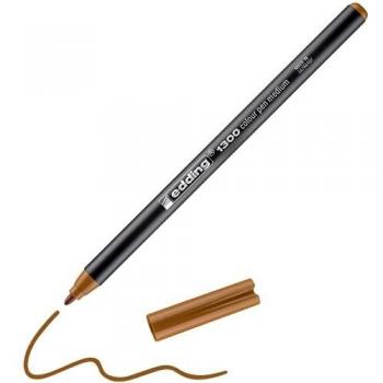 edding 1300 rotulador de color de trazo medio - ocre - 1 rotulador - punta redondeada 2 mm - rotulador para dibujar y escribir - rotulador para el colegio, mandalas, Bullet Journals