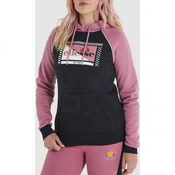 Sudadera Ellesse Shevio OH Hoodie para mujer en color negro y rosa