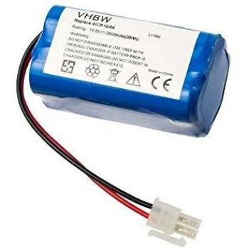 Batería recargable Vhbw 2600mAh (14.8V, Li-Ion) compatible con aspiradoras robot Dibea D960, GT200, GT9, V750, V780, V780s y