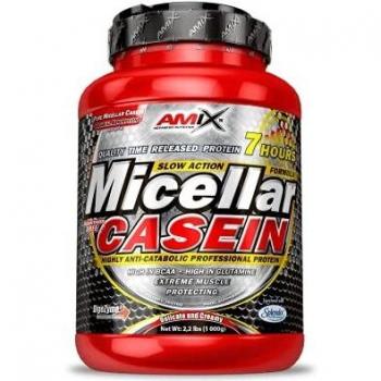 AMIX - Proteína en Polvo - Micellar Casein en Formato de 1 kg - Ayuda a Incrementar la Masa Muscular Libre de Grasa - Favorece la Recuperación Muscular