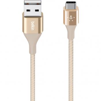 Belkin Cable MIXIT DuraTek de USB-C a USB-A 1.2m Dorado