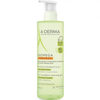 A-Derma Exomega Gel Limpiador Emoliente 2 en 1 500 ml