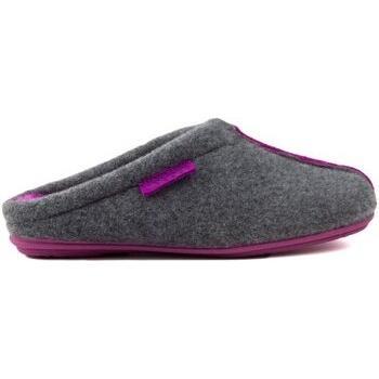 Zapatillas de casa fieltro básica mujer Vulladi W Gris (36)