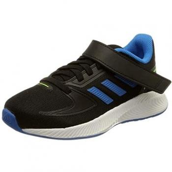 adidas Runfalcon 2.0 EL, Running Shoe, Core Black/Blue Rush/Cloud White, 33 EU
