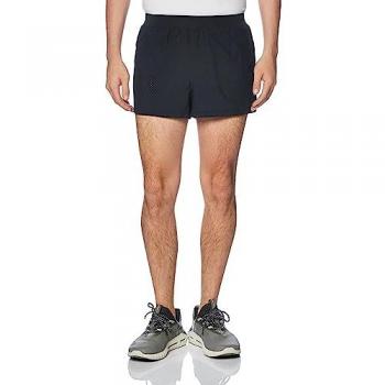 Pantalones Cortos Under Armour Launch Split Perf para Hombre, color negro, talla XXL