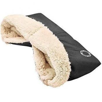 Maxi-Cosi Guantes Carrito bebé, manoplas, guantes de forro polar impermeables y anticongelantes, color essential black
