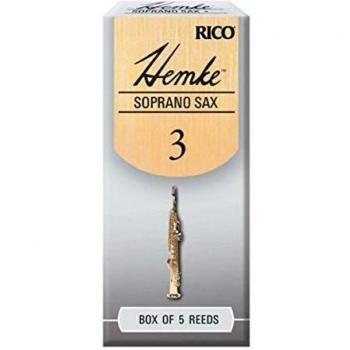 Rico RHKP5SSX300 Hemke 3.0 Strength Reeds for Soprano Sax