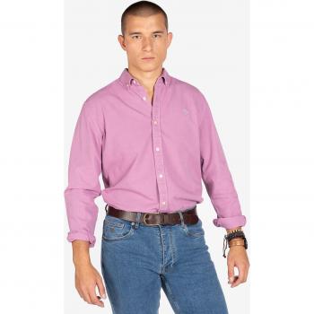 HARPER & NEYER CAMISA DE HOMBRE LISA VENETO - ROSA CON BOTONES