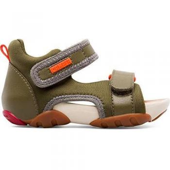 Camper Ous, Sandalias Niños, Green, 20 EU