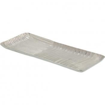 Centro de Mesa Plateado 41 x 16 x 2,5 cm - Centre de Table Argent Aluminium