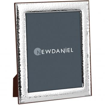New Daniel Shanghai - Marco, medida de foto 18 x 24 cm con chapa en bilamina de plata, alma de madera
