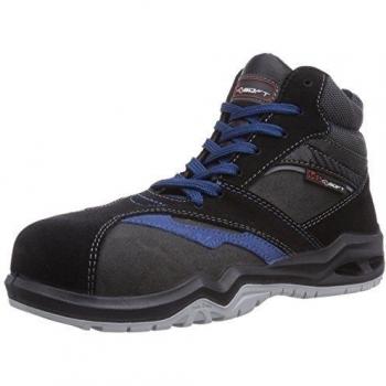 MTS Sicherheitsschuhe  M-Soft Farman Flex S3 45807 - Calzado de protección unisex, color grau/schwarz/blau, talla 44