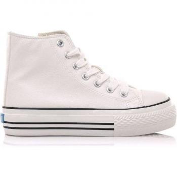 Zapatillas deportivas de niña Mustang Kids con cordones a topitos