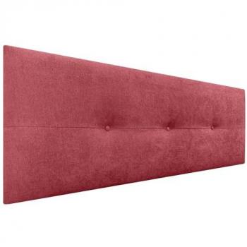 Cabecero de Tela AQUALINE Pro Cabezal Tapizado Cama Lujo (Rojo, 160cm - Para camas 150/160)