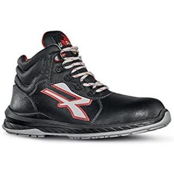 Bota de seguridad U-Power Boston S3 CI SRC ESD T-43, unisex, color negro, talla 43 EU