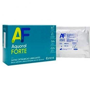Aquoral Forte 0.4% Sterile Eye Drops with Hyaluronic Acid, 30 Single-Dose Units (0.5 ml each)