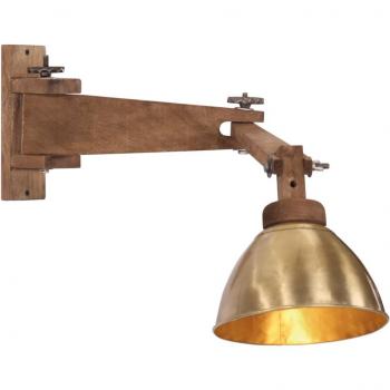 Lámpara de pared 25 W latón antiguo E27 vintage