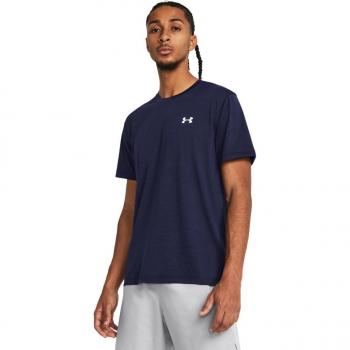 Camiseta de Hombre Under Armour Launch - Manga Corta, Material Transpirable, Tecnología Moisture-Wicking, Diseño Ligero, Ajuste Regular