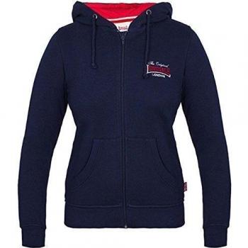 Lonsdale Sudadera con Cierre Monna Azul Marino M