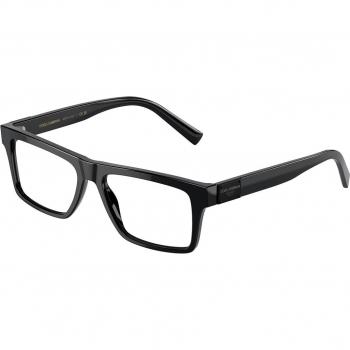 Dolce & Gabbana DG3368 501 Men's Eyeglasses Black Size 54 - Blue Light Block Available