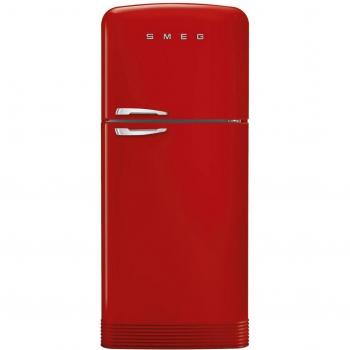 SMEG FAB50RRD5 Frigorífico Independiente de 2 Puertas, No Frost, Color Rojo, Clase Energética E, Altura 192.1 cm