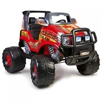 Feber Monster Truck Challenger - Coche eléctrico de 2 plazas para niños y niñas, a partir de 3 años, 12V