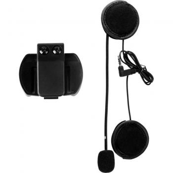 Interfono Universal V4/V6 con micrófono y altavoz, Clip para casco de motocicleta, dispositivo Bluetooth
