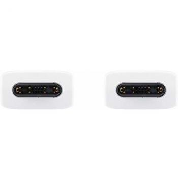 Samsung EP-DN975 Cable USB Tipo C a USB Tipo C (5A/100W), Pack de 2, color blanco y negro