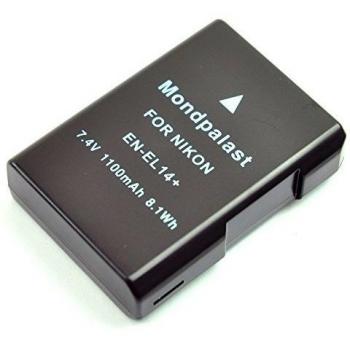 Mondpalast ® EN-EL14 ENEL14 Batería para Nikon D3100 D3200 D5100 D5200 D5300 coolpix P7000 P7100