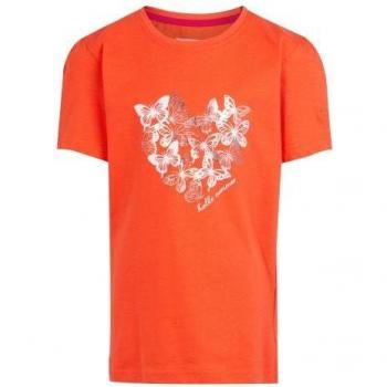 Camiseta Bosley VII Mariposas para Niños/Niñas - Naranja - Talla 7-8 Años