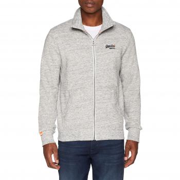 Superdry Orange Label Track Top, suéter para Hombre, Gris
