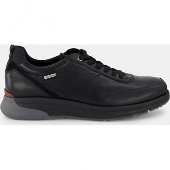 Pikolinos Córdoba M1W-6144C1 Zapatillas Casuales Bajas para Hombre de Piel con Cierre de Cordones en Color Negro