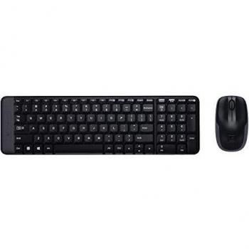 Logitech MK220 Teclado RF inalámbrico QWERTY Griego Negro