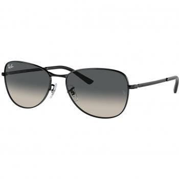 Ray-Ban RB3733 002/71 Unisex Pilot Sunglasses Black Size 56