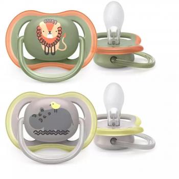 Philips Avent Chupete Ultra Air Mix Animals 6-18M 2uds