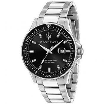 Maserati Reloj para Hombre, Colección Sfida, en Acero Inoxidable, con Correa de Acero Inoxidable - R8853140002
