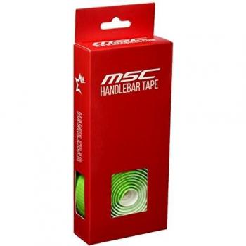 MSC Bikes CCWPLGR Cinta de Manillar, Verde flúor, Talla Única