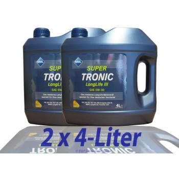 ARAL Super Tronic Longlife III SAE 5W-30 Aceite de Motor 5W30 2x4 litros