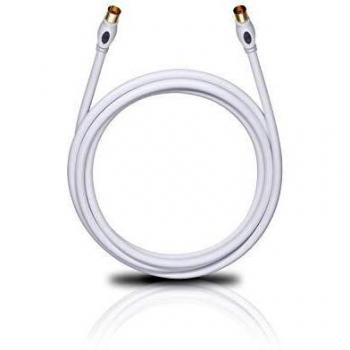 Cable Coaxial Oehlbach Transmission Plus 510 AK de 5,10m - Conexiones Antena Masculina y Femenina, Excelente Reproducción de Color