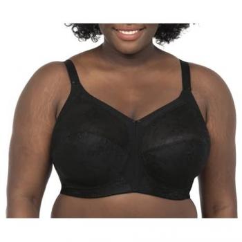 Goddess Verity Non-Wired Full Cup Bra in Black, Size 38E