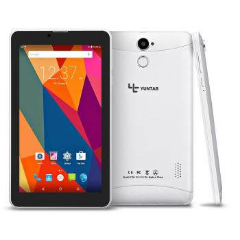 Yuntab E706 - Tablet de 7 pulgadas, 1,3GHZ Quad-Core, 8GB, Resolución HD de 1024x600, Google Android 5.1 , Dual SIM, 3G+WIFI
